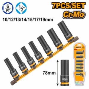 Socket Set Impact Deep 1 2" 7 Piece ™ auto part product photo