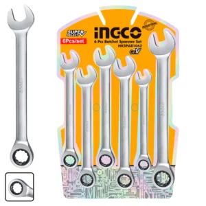 SPANNER RATCHET Set 8 10 12 13 14 17MM 6p INGCO ™ auto part product photo