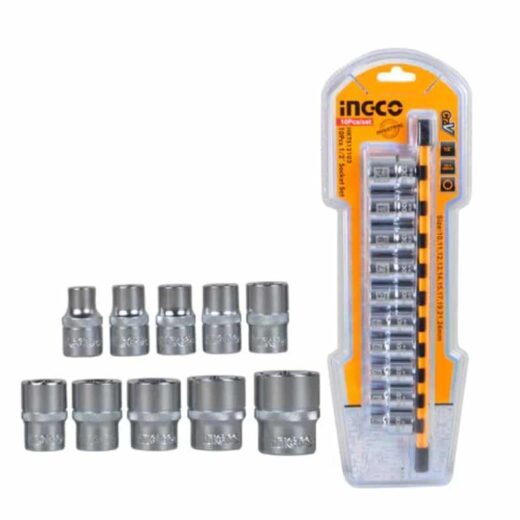 Socket Set 1 2 Inch 10P Ingco ™ 1 Socket Set 1 2 Inch 10p INGCO ™ auto part product photo