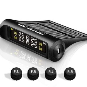 Wireless Car TPMS (Tyre Pressure Monitoring System) - External Sensors (Solar Powered) auto part product photo