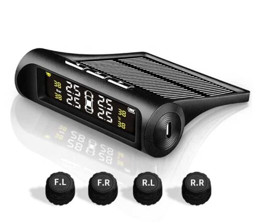 Wireless Car Tpms (Tyre Pressure Monitoring System) – External Sensors (Solar Powered) 1 Wireless Car TPMS (Tyre Pressure Monitoring System) - External Sensors (Solar Powered) auto part product photo