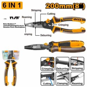 Plier Multi Function 6 In 1 200mm INGCO ™ auto part product photo