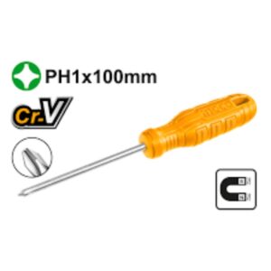 SCREWDRIVER PH1X100 INGCO Pvc PHILLIPS ™ auto part product photo