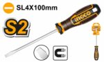 SCREWDRIVER SLOT 4X100MM INGCO FLAT ™ auto part product photo