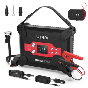 Jstar 6 (4-in-1) Portable Battery Jump Starter Air Compressor Power Bank LED Flashlight (24000mAh) auto part product photo