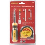 Screwdriver Set 6 In 1 & Measuring Tape 5m ™ auto part product photo
