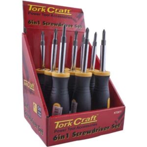 SCREWDRIVER Set 6 In 1 Box Of 9 ™ auto part product photo