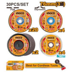 ANGLE GRINDER MINI DISCS ASSORTED 30 PIECE ™ auto part product photo