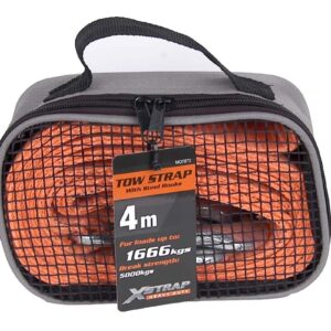 Tow Rope With Steel Hooks 5 Ton Breaking Strength 4 Meters Length ™ auto part product photo