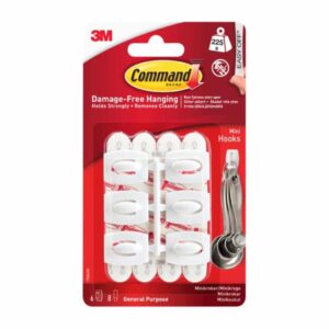 HOOK MINI WHITE 6 PIECES COMMAND ™ auto part product photo