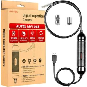 Autel MaxiVideo MV105S Videoscope/Borescope IP67 Waterproof Industrial Videoscope Flexible Snake Cable 5.5mm Lens Compatible