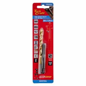 Tap Hss 8x1.25mm & DRILL 6.7mm 2 PIECE TORK CRAFT ™ auto part product photo