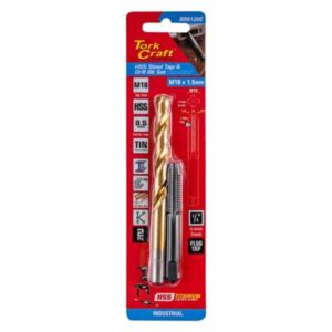 Tap Hss 10x1.5mm & DRILL 8.5mm 2 PIECE TORK CRAFT ™ auto part product photo