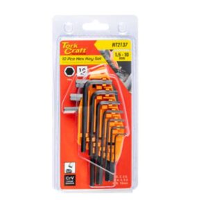 ALLEN Key 1.5 10MM 10 PIECE TORK CRAFT ™ auto part product photo