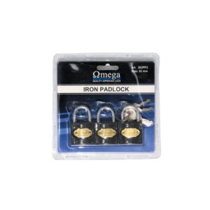 Padlock Iron Keyed Alike 3 Piece 32mm ™ auto part product photo
