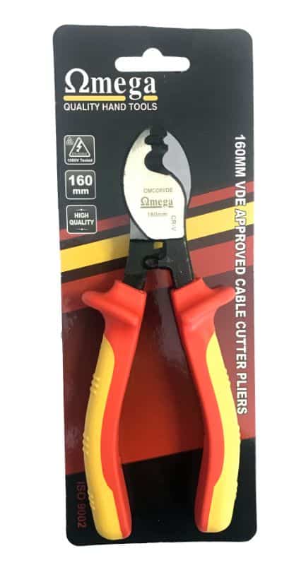 Plier Cable Cutter Vde 150Mm Omega ™ 1 Plier Cable Cutter Vde 150mm Omega ™ auto part product photo