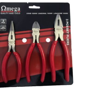 Plier Set 3 Pieces 180mm Omega ™ auto part product photo