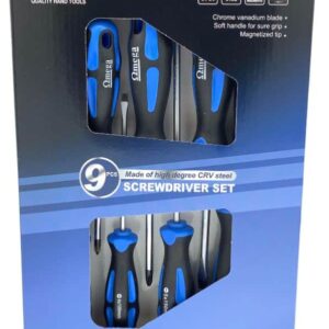 Screwdriver Set 9p Black Tip ™ auto part product photo