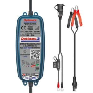 Optimate 3 Tm 430 7 Step Automatic 12v 0.8a Battery Charger 2 50ah Maintainer auto part product photo