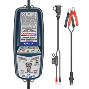 Optimate 4 Tm 340 9 Step Automatic 12v 1a Battery Charger 3 50ah Maintainer & auto part product photo