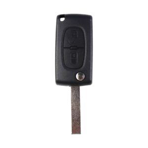 Peugeot 207 208 307 308 408 Partner Complete Remote Key 2 Button HU83 Blade auto part product photo
