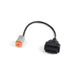 Harley Davidson Motorcycle 6 Pin to 16 Pin OBD Connector Diagnostic Cable, main photo
