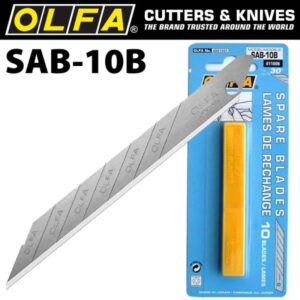 OLFA 30 DEGREE CUTTER SNAP Off BLADE 10PCE auto part product photo