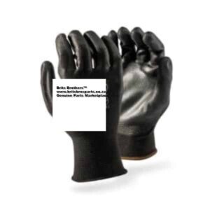 GLOVE BLACK Pu COATED auto part product photo