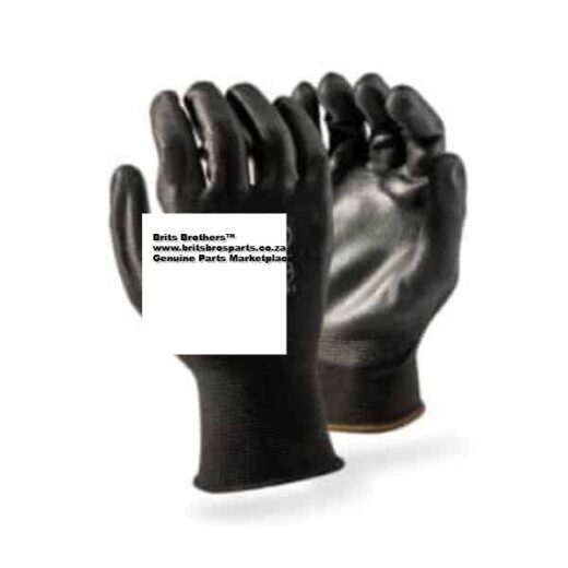 Glove Black Pu Coated 1 GLOVE BLACK Pu COATED auto part product photo