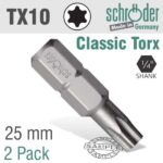 Bit T10X25MM INSERT TORX 2p ™ auto part product photo