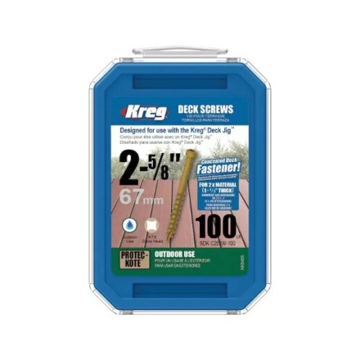 Kreg Deck Screw 100 Piece 67Mm ™ 1 KREG DECK SCREW 100 PIECE 67MM ™ auto part product photo