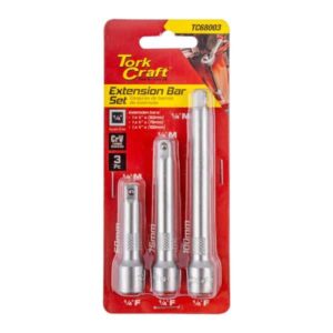 Socket Extension Bar 1 4 Set 3 Piece Tork Craft ™ auto part product photo