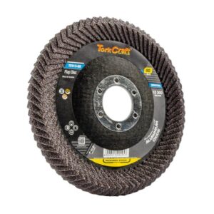 FLAP DISC ROUND EDGE P80 GRIT 115MM TORK CRAFT ™ auto part product photo