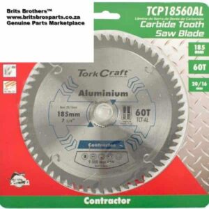 Carbide Tooth Circular Saw Blade Alum 185x60t ™ auto part product photo