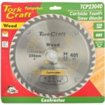 BLADE CIRCULAR Saw CONTRACTOR 230MM X 40t TORK CRAFT auto part product photo