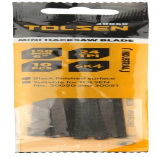 Junior Hacksaw Blades 10 Pieces Tolsen ™ 1 Junior Hacksaw Blades 10 Pieces Tolsen ™ auto part product photo