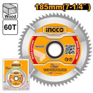 BLADE Tct WOOD 185MM X 60t INGCO ™ auto part product photo