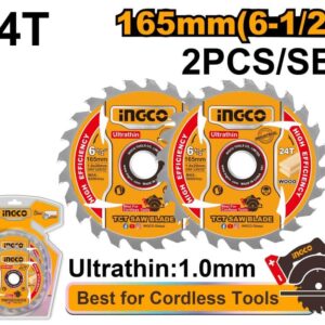 BLADE Tct For WOOD 165MM X 24 TEETH 2 PIECES ™ auto part product photo