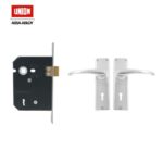 LOCK Set 2 LEVER CHROME PLATED UNION ™ auto part product photo