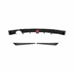 BM F30 F1 INSPIRED GLOSS BLACK REAR DIFFUSER-320i (non oem) auto part product photo