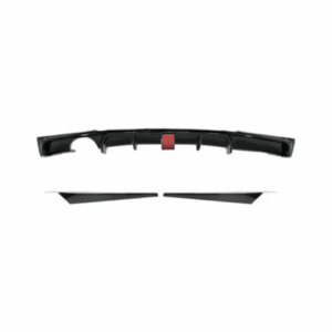 BM F30 F1 INSPIRED GLOSS BLACK REAR DIFFUSER-320i (non oem) auto part product photo