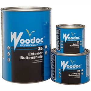 WOODOC 35 DARK BROWN Low GLOSS EXTERIOR 1l auto part product photo