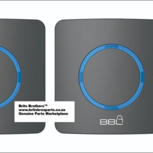 DOORBELL WIRELESS 2 RECEIVERS BLACK ™ auto part product photo