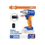 IMPACT WRENCH 20v 300NM SOLO WADFOW ™ auto part product photo