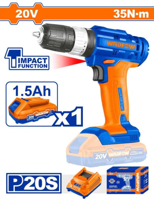 Drill Impact 20V 35Nm Solo Wadfow ™ 1 DRILL IMPACT 20v 35NM SOLO WADFOW ™ auto part product photo