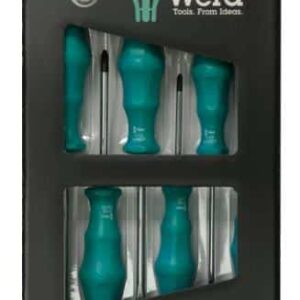SCREWDRIVER Set WERA BLACK POINT CLASSIC GREEN 6 PIECE ™ auto part product photo