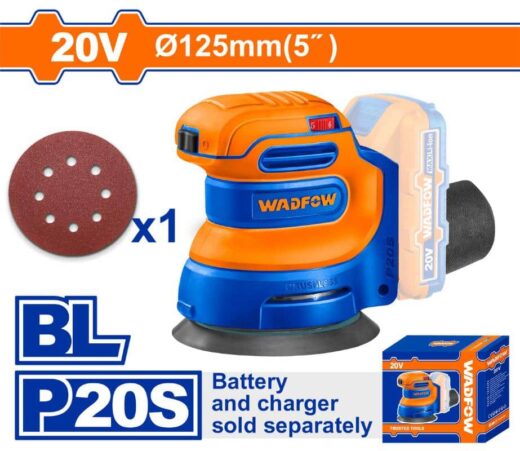 Orbital Sander 20V No Battery Wadfow ™ 1 ORBITAL SANDER 20v No BATTERY WADFOW ™ auto part product photo