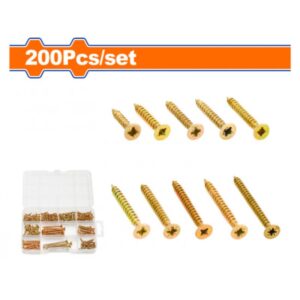 Kit CHIPBOARD SCREWS 200 PIECE WADFOW ™ auto part product photo