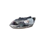 Headlamp + Motor Electric Chrome Left Hand Side Hatchback 2014-2017 (Volkswagen Polo 6R) auto part product photo