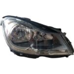 Headlamp + Motor Electric Halogen Black Right Hand Side 2011-2013 (Mercedes Benz C Class W204) auto part product photo